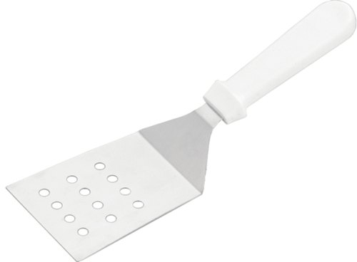 Matt Stainless Steel Pizza Turner Perforated