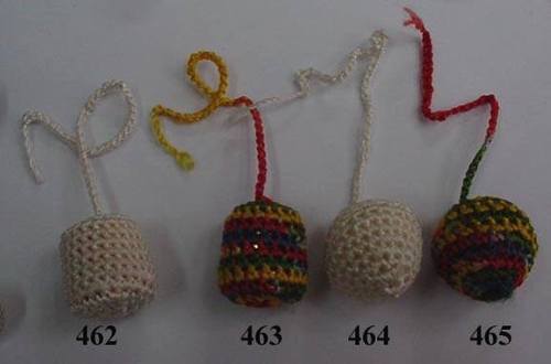 Soni Handicraft Cotton Crochet Bead, Color : Golden, White, Black