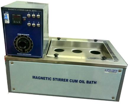 Magnetic Stirrer Oil Bath, Color : Silver