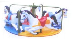FRP Horse Merry Go Round, Capacity : 4 Seater