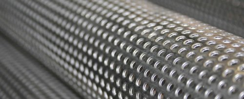 Pankh Round Perforated Stainless Steel Tube, Color : Silver