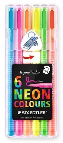 Staedtler Fiber Tip Pen, Color : Neon Shades