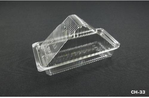 Plastic sandwich container, Color : Transparent
