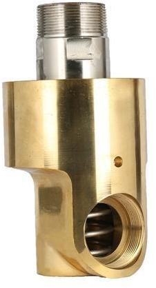 Polished Brass Hot Oil Rotary Joint, Size : 3/4 inch