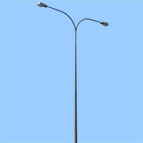 Painted Mild Steel Swaged Pole, for Lighting, Color : Silver