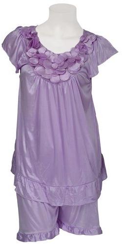 Plain Satin Nightwear, Size : Free Size