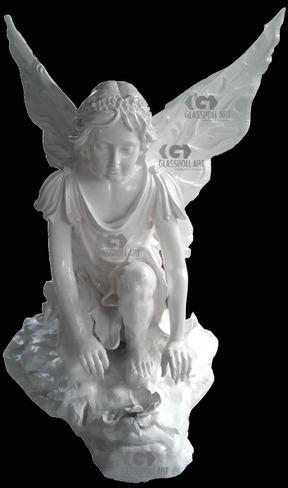 Fibre Angel Statue