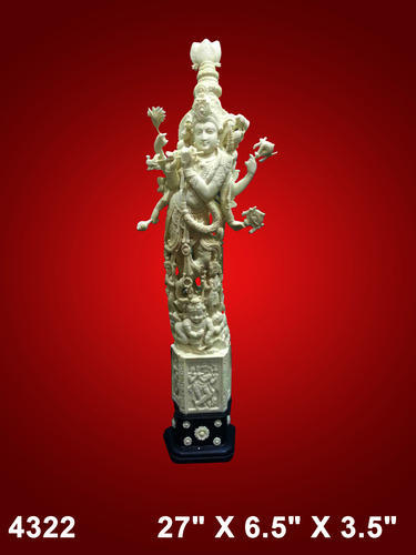 Shriji Painted marble krishna statue, for Decor