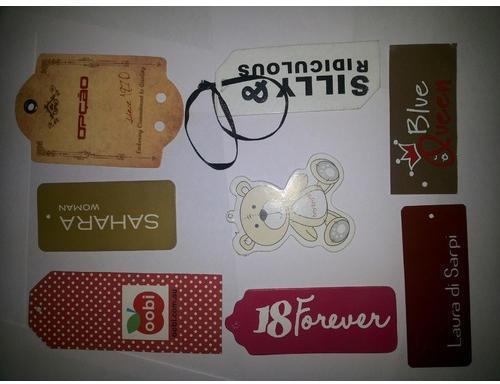 Paper Die Cut Hang Tag, for Garments, Packaging Type : 100 pieces/packet