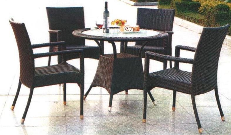 Rattan Patio Set, Color : Black - Metro Plus Life Style, Delhi, Delhi