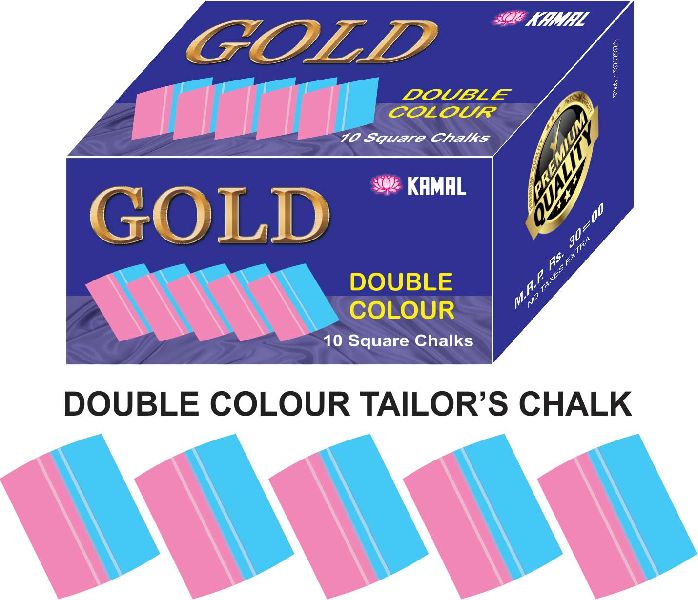 GOLD Tailor Chalk Double Colour, Length : 42 mm