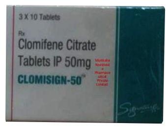Clomifene Clomisign 50mg Tablets