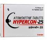 Strattera Hypercon 25mg Tablets