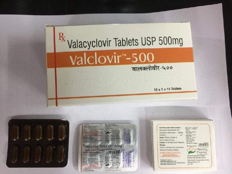 Valacyclovir Valclovir 500mg Tablets