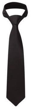 Polyester Black Plain Wrap Tie