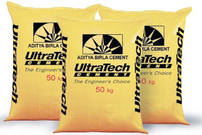 Ultratech Cement OPC PPC Packaging Type HDPE Sack Bag  m2bin