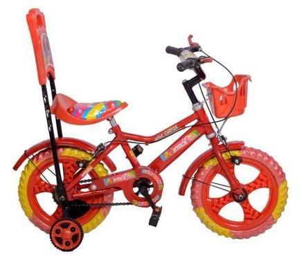 18 Inch Backrest Kids Bicycle, Color : Orange