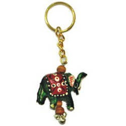 Elephant Keychain, Color : Multi color