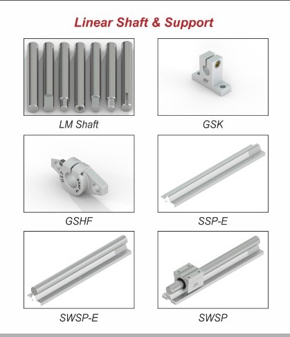 GLT Round Linear Shaft, for Automotive Use, Length : 1mtr