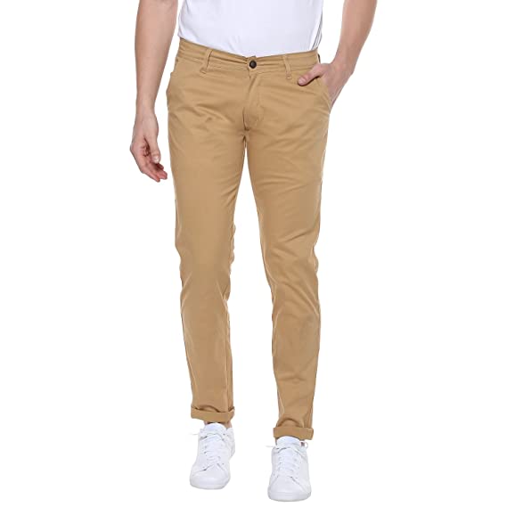 Buy SQUARE UP Mens Cotton Narrow FIT Casual Trousers at Amazonin