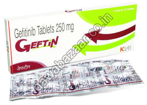 Geftin 250mg Tablets, Packaging Type : Strip