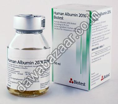 Human Albumin 20% Biotest, Packaging Size : 50 ml