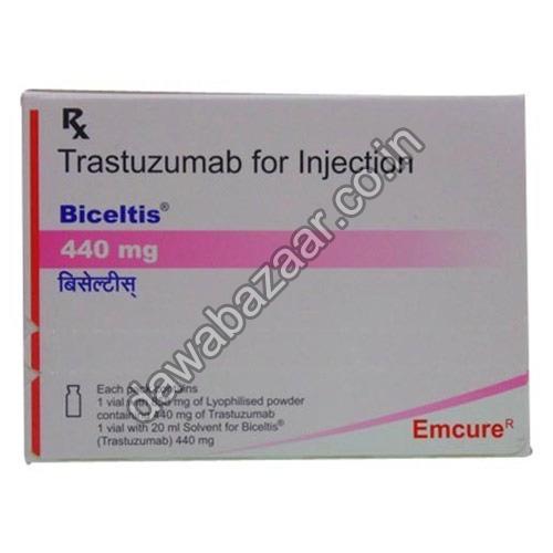 Biceltis Trastuzumab 440mg Injection, Packaging Size : 20ml