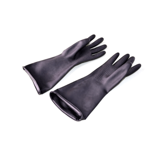 Plain Industrial Rubber Gloves, Size : Free Size