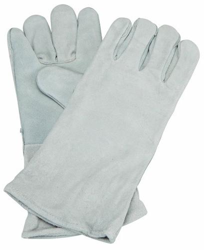Split Leather Gloves, for Industrial, Pattern : Plain