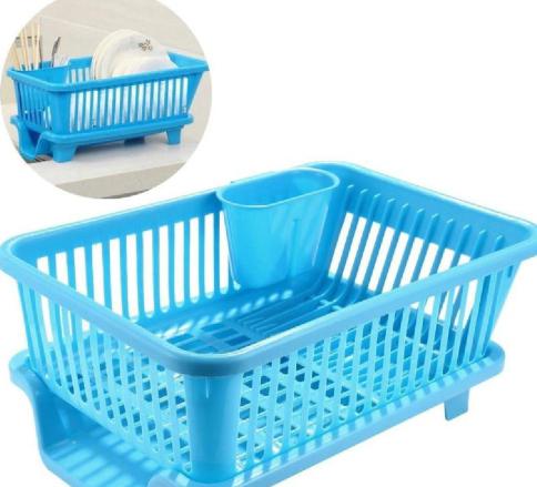 3 in 1 Dish Rack, Size : Standard