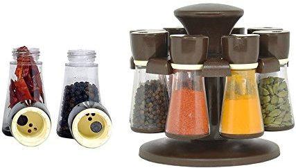 Acrylic 8-Jar Revolving Spice Rack, Feature : Anti Corrosive, Durable