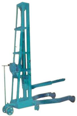 Mild Steel Engine Lifter Trolley, Color : Blue