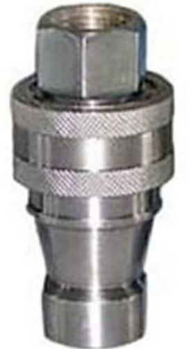 OMS MS / SS / BRASS Hydraulic Quick Coupler, Color : GREY