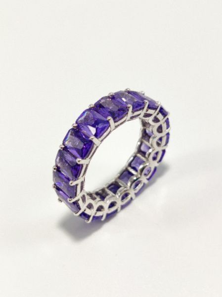 Purple Cubic Zirconia Gemstone