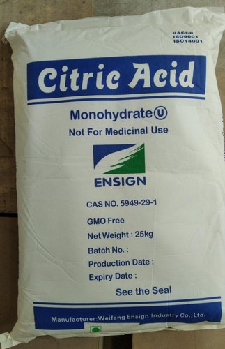 Citric Acid Monohydrate, Form : Powder