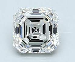 Polished Asscher Cut Diamond, for Jewellery Use, Purity : VVS1, VVS2