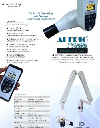 Alerio PRIME Premium Dc X-Ray Machine, for Clinical, Color : White