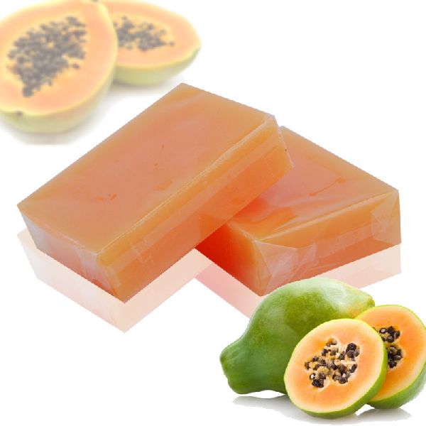 Oval Papaya Extract and Pearl Powder Soap, for Bathing, Feature : Antiseptic