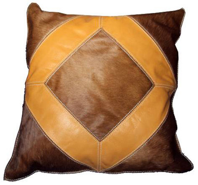 Plain Leather Cushion Cover, Size : 50cm X 30cm