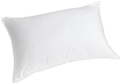Cotton White Bed Pillow, for Hotel, Home, Pattern : Plain