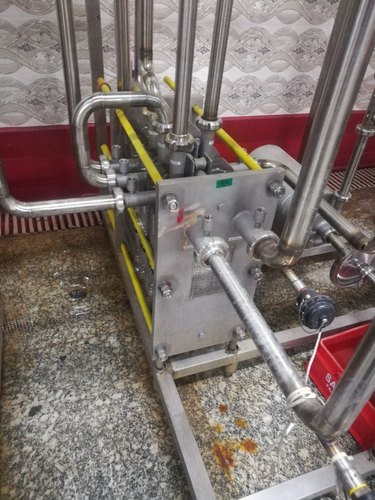 Semi-Automatic Milk Pasteurization Plant