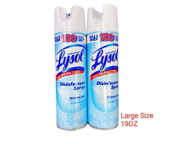 Lysol Disinfectant Spray Crisp Linen Scent 19oz