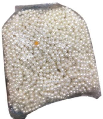 Plastic Pearl Beads, Color : White