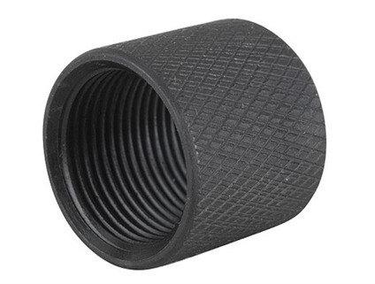 Round Rubber Plastic Threaded End Cap, Color : Black