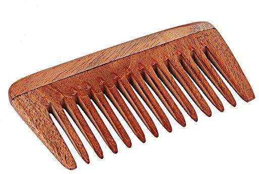 Neem Wood Comb, for Home, Salon, Color : Brown
