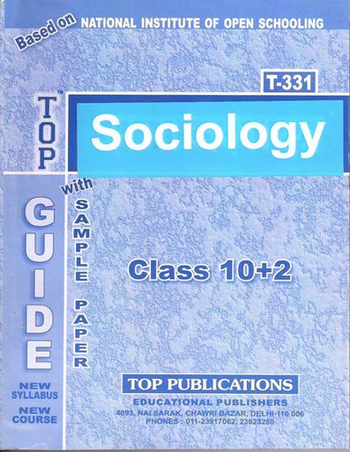 Nios Class 12th Sociology Guide Book