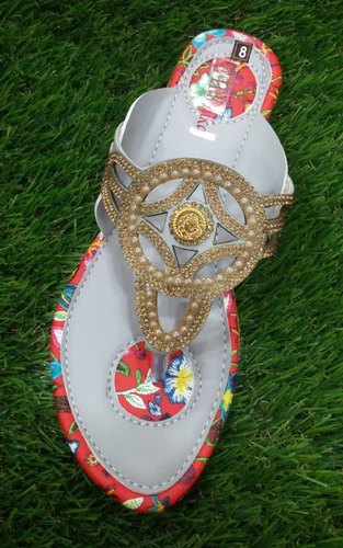 Embroidered Slipper, Size : 7 To 12