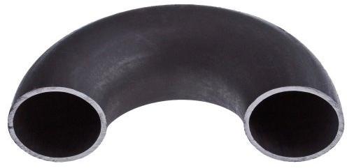 180 Degree Carbon Steel Elbow, Color : Black