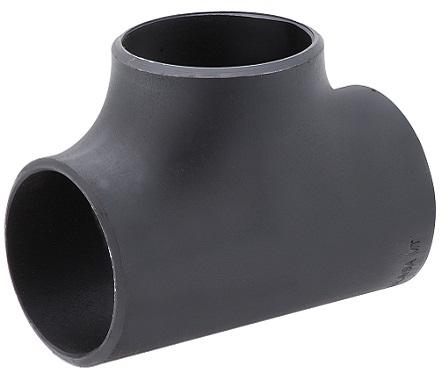 Carbon Steel Equal Tee, Color : Black