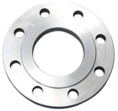 Round Stainless Steel Plate Flange, for Fitting, Color : Grey